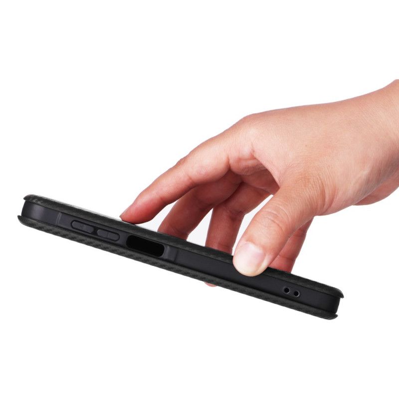 Folio Deksel Samsung Galaxy A17 4g / 5g Karbonfiber Beskyttelse Deksel