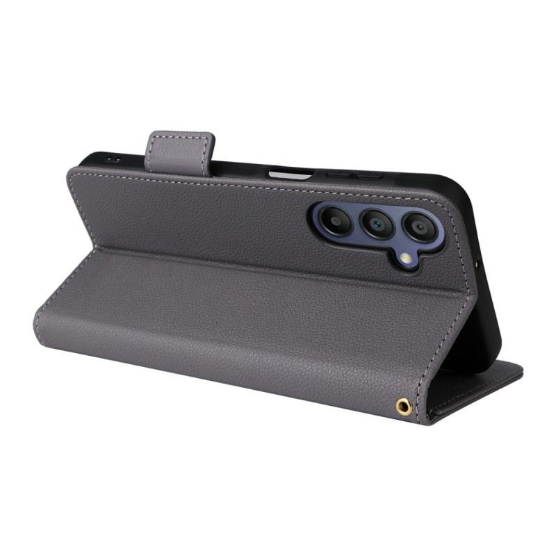 Folio Deksel Samsung Galaxy A17 4g / 5g Kunstig Skinn Med Stropp