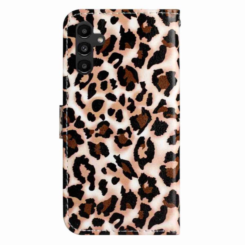 Folio Deksel Samsung Galaxy A17 4g / 5g Leopardmønster Beskyttelse Deksel