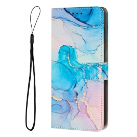 Folio Deksel Samsung Galaxy A17 4g / 5g Marmor Beskyttelse Deksel