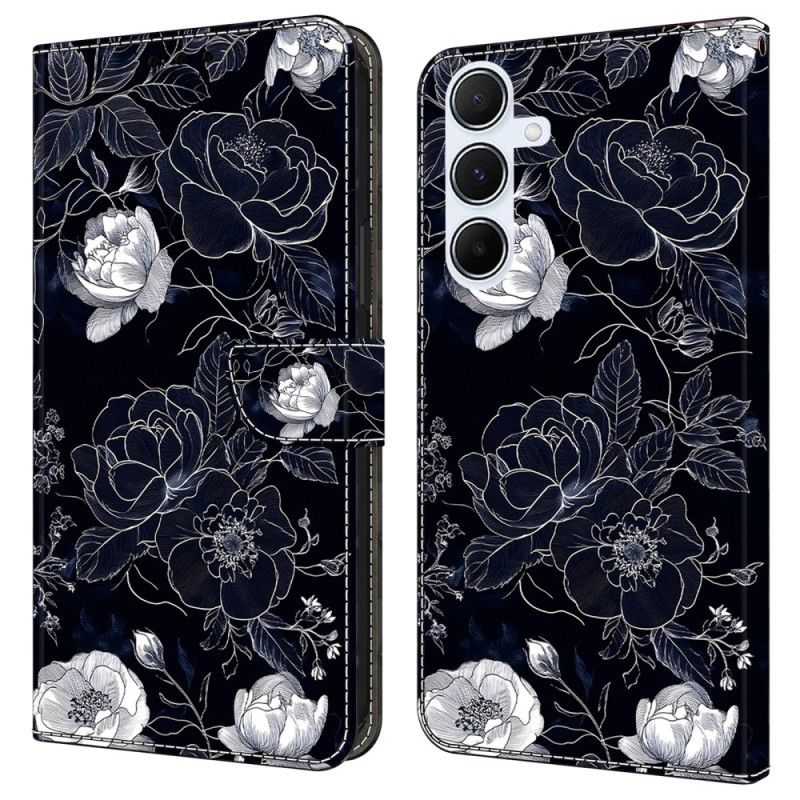 Folio Deksel Samsung Galaxy A17 4g / 5g Vintage Blomster Beskyttelse Deksel