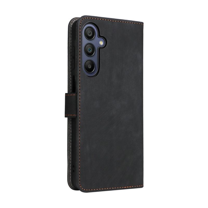 Folio Deksel Til Samsung Galaxy A17 4g / 5g Rfid-blokkerende Semsket Skinneffekt