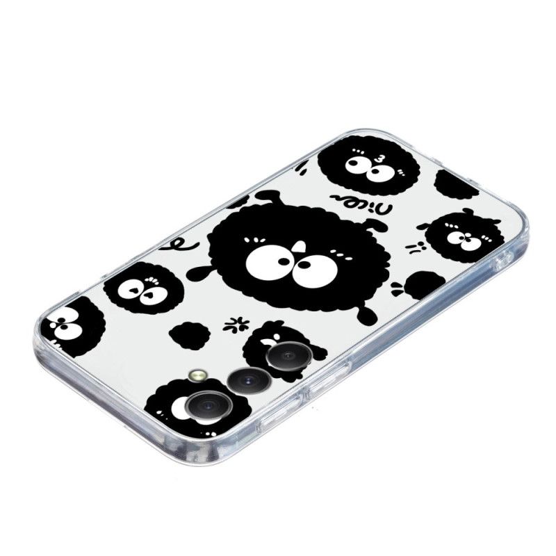 Hülle Samsung Galaxy A17 4g / 5g Handyhülle Schwarzes Augenmuster