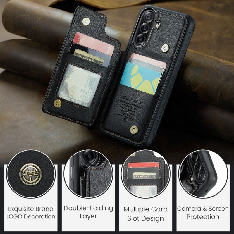 Lærdeksel Folio Deksel Samsung Galaxy A17 4g / 5g Caseme Rfid-kortholder