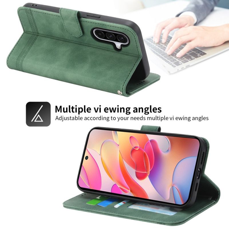 Lærdeksel Folio Deksel Samsung Galaxy A17 4g / 5g Dierfeng