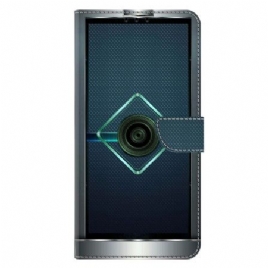 Lærdeksel Folio Deksel Samsung Galaxy A17 4g / 5g Fantasifremtidsmønster