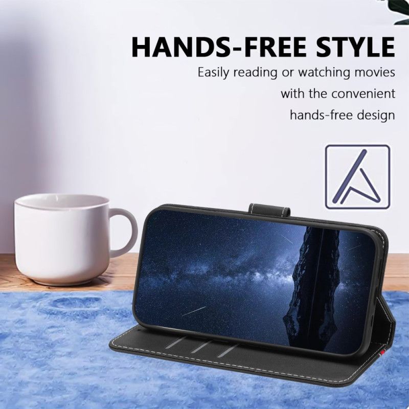 Lærdeksel Folio Deksel Samsung Galaxy A17 4g / 5g Farget Kant