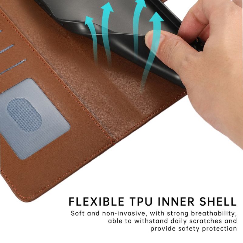 Lærdeksel Folio Deksel Samsung Galaxy A17 4g / 5g Kant