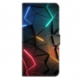 Lærdeksel Folio Deksel Samsung Galaxy A17 4g / 5g Lyse Sprekker