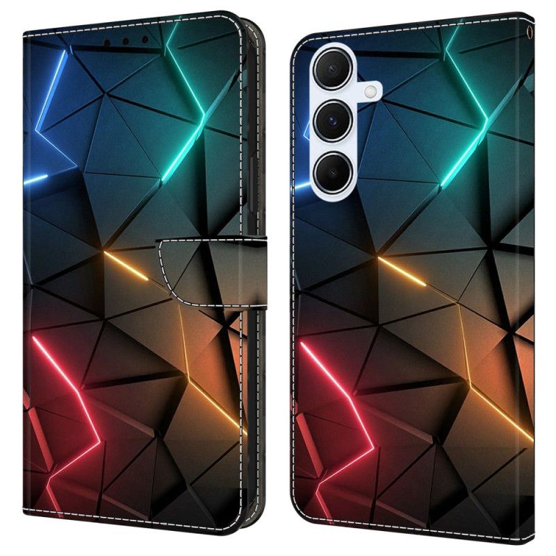 Lærdeksel Folio Deksel Samsung Galaxy A17 4g / 5g Lyse Sprekker