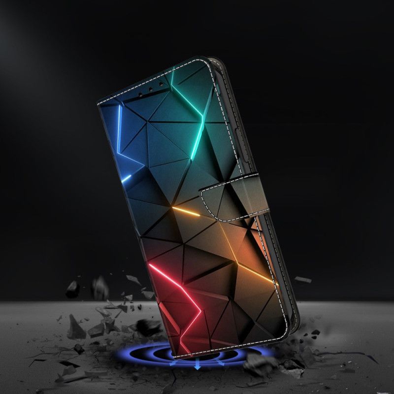 Lærdeksel Folio Deksel Samsung Galaxy A17 4g / 5g Lyse Sprekker