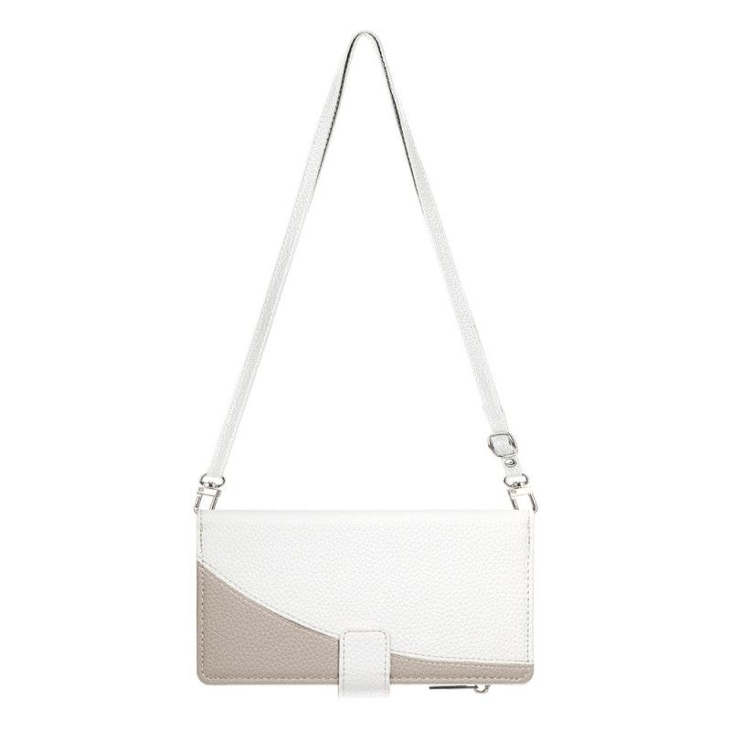 Lærdeksel Folio Deksel Samsung Galaxy A17 4g / 5g Mobildeksel Lommebok Med Glidelås Og Stropper