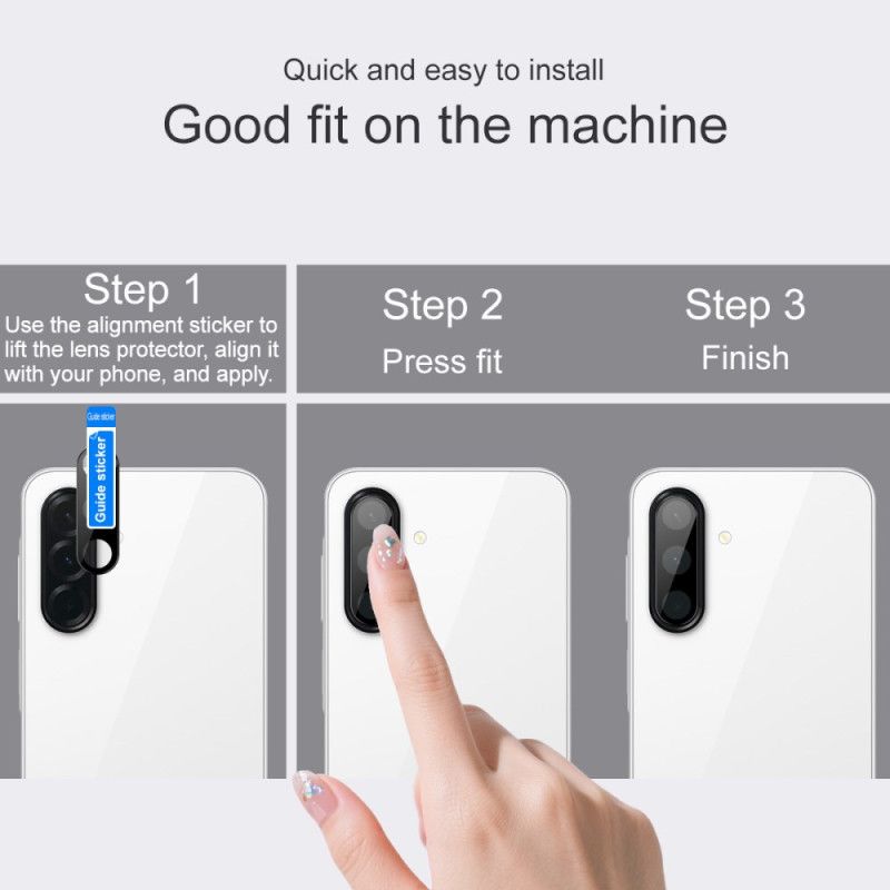 Linsebeskytter I Herdet Glass For Samsung Galaxy A17 4g / 5g (svart Versjon) Imak