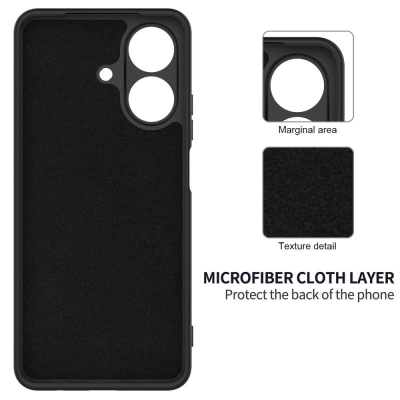 Deksel Realme Note 60 Mobildeksel Flytende Silikon Med Snor