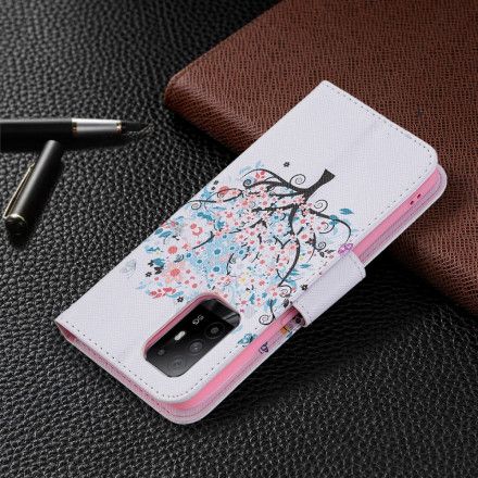 Lærdeksel Til Oppo A94 5G Blomstret Tre