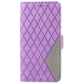 Folio Deksel Samsung Galaxy S24 Fe Strappy Diamonds