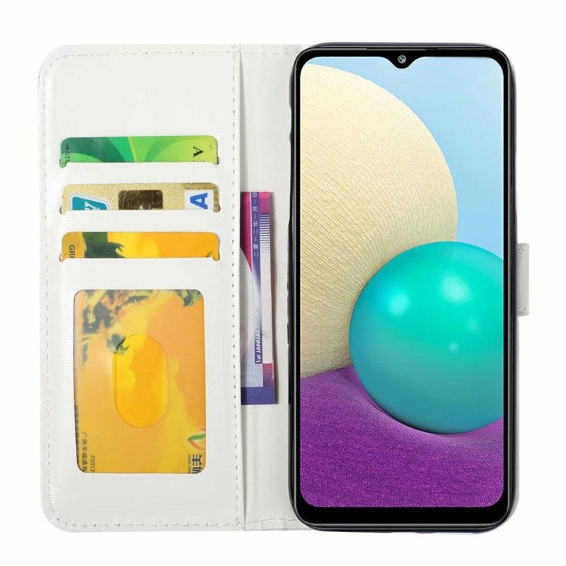 Folio Deksel Samsung Galaxy S24 Fe Trekantmarmor Beskyttelse Deksel