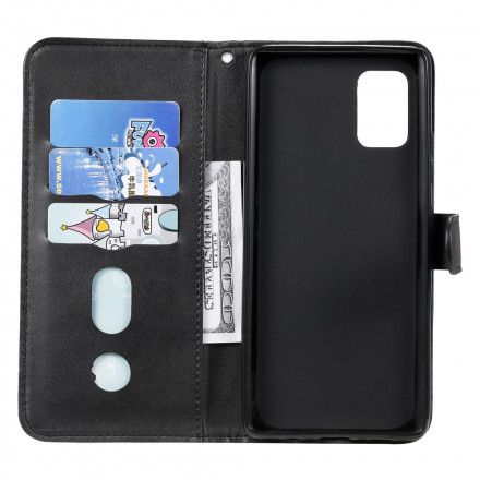 Folio Deksel Til Samsung Galaxy A71 5G Vintage Veske