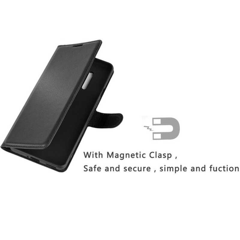 Folio Deksel Til OnePlus 8 Pro Premium Litchi Leather Style