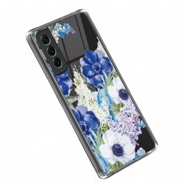 Deksel Til Samsung Galaxy S23 Plus 5G Sømløse Blomster