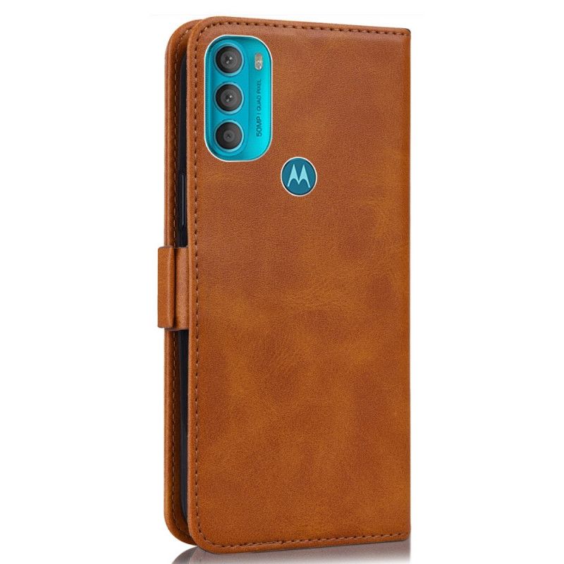 Folio Deksel Til Moto G71 5G Katt Og Sommerfugler