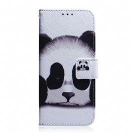 Folio Deksel Til Sony Xperia L3 Panda-ansikt