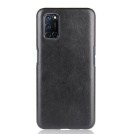 Deksel Til Oppo A72 Performance Litchi Leather Effect