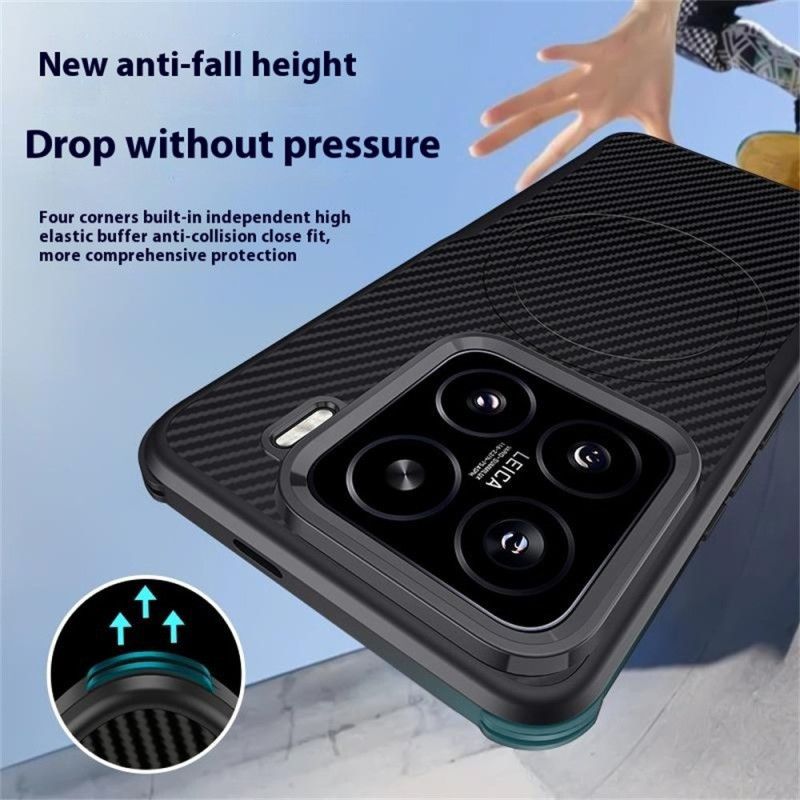 Deksel Xiaomi 15 Magsafe-kompatibel Karbonfiber