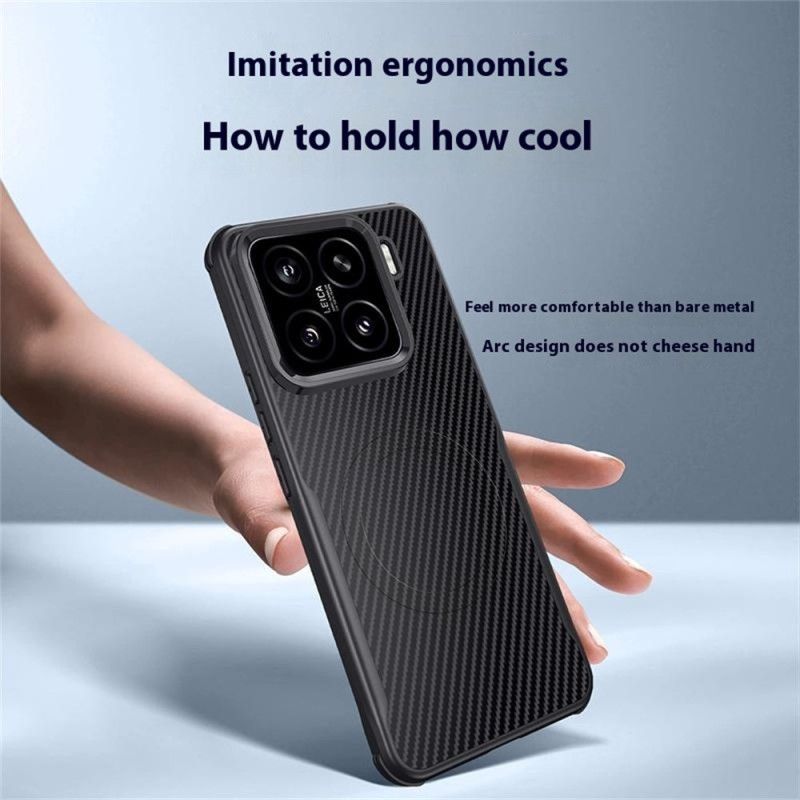 Deksel Xiaomi 15 Magsafe-kompatibel Karbonfiber