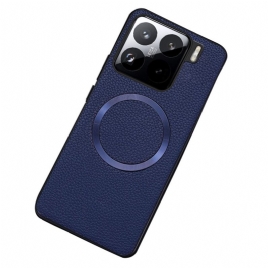 Deksel Xiaomi 15 Magsafe-kompatibel Teksturert Kunstskinn Beskyttelse Deksel