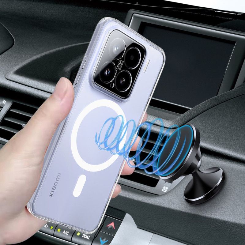 Deksel Xiaomi 15 Mobildeksel Gjennomsiktig Magsafe-kompatibel