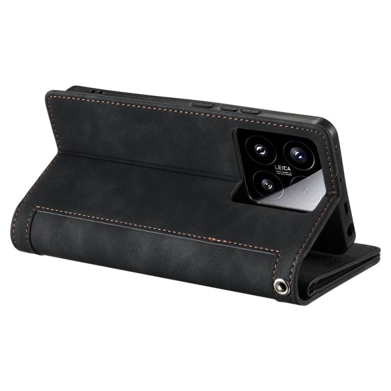 Folio Deksel Til Xiaomi 15 Lommebok Med Glidelås