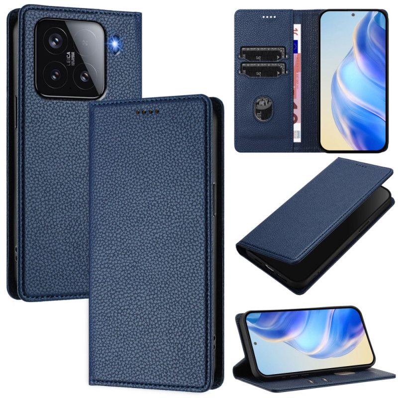 Folio Deksel Til Xiaomi 15 Rfid-blokkerende Læreffekt