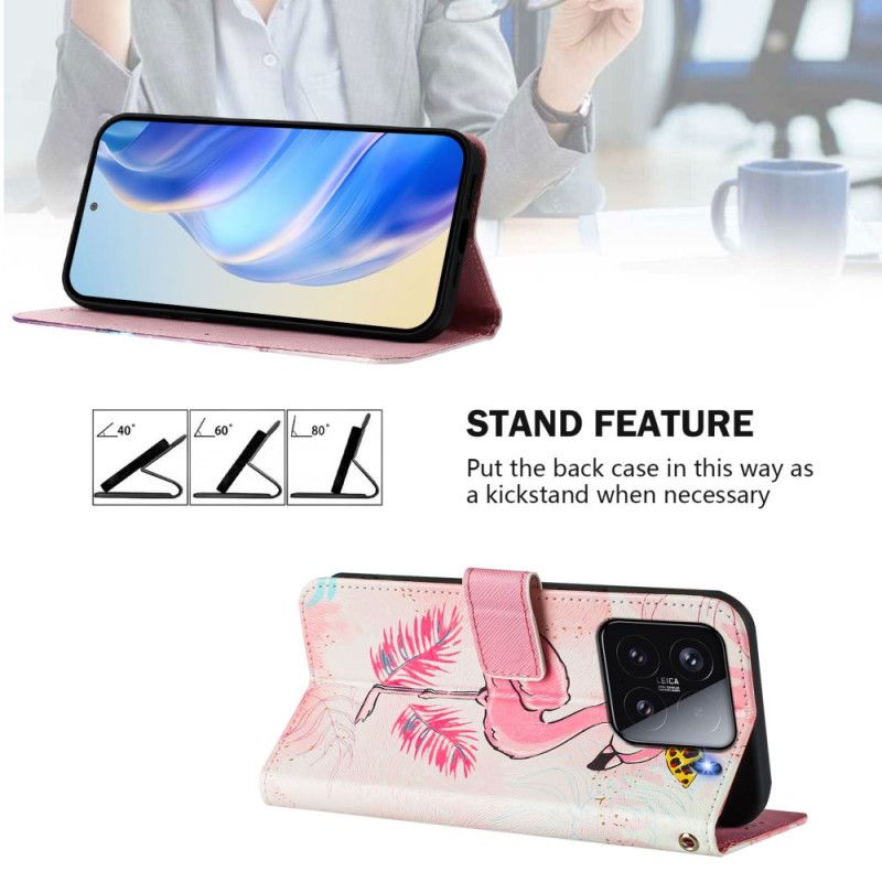 Folio Deksel Xiaomi 15 Fuglemotiv
