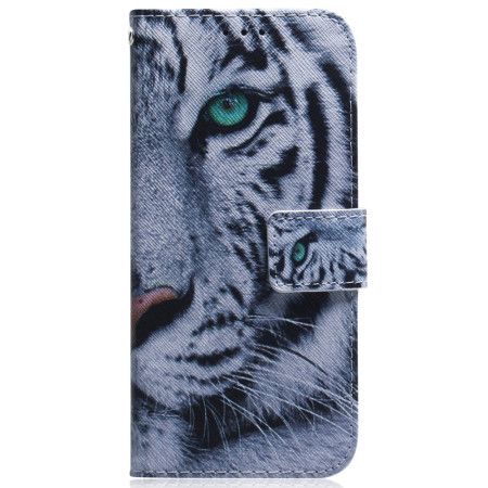 Folio Deksel Xiaomi 15 Hvit Tiger
