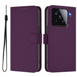 Folio Deksel Xiaomi 15 Integrert Stativ Med Justerbare Synsvinkler Beskyttelse Deksel