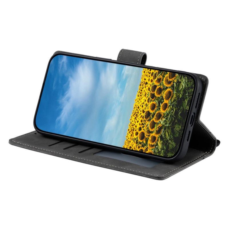 Folio Deksel Xiaomi 15 Mandala-imitasjon I Semsket Skinn Beskyttelse Deksel