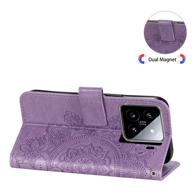 Folio Deksel Xiaomi 15 Mandala-trykk