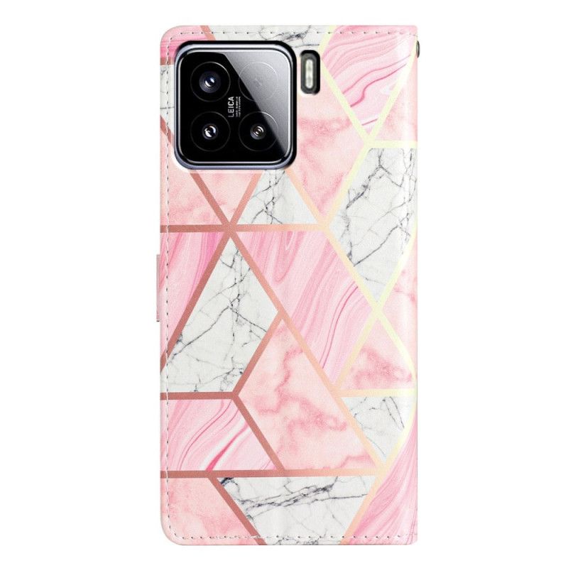Folio Deksel Xiaomi 15 Rosa Marmor