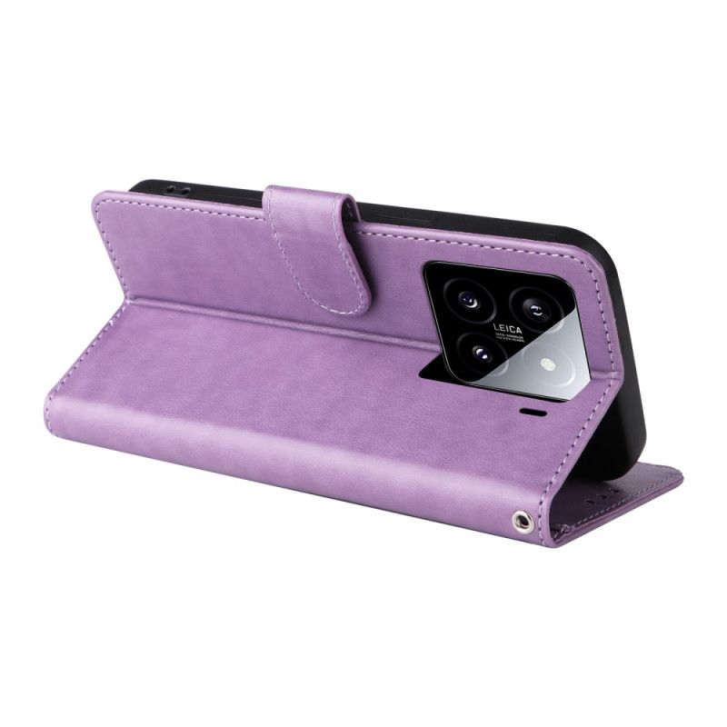 Folio Deksel Xiaomi 15 Små Blomster