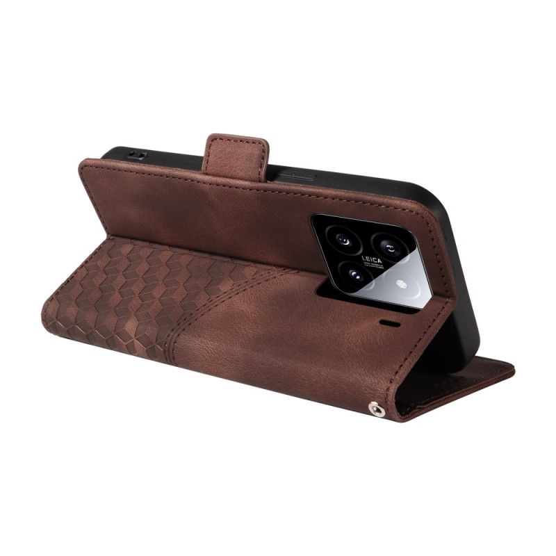 Folio Deksel Xiaomi 15 Stjernemønster Beskyttelse Deksel