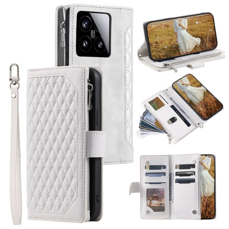 Folio Deksel Xiaomi 15 Vattert Lommebok Beskyttelse Deksel