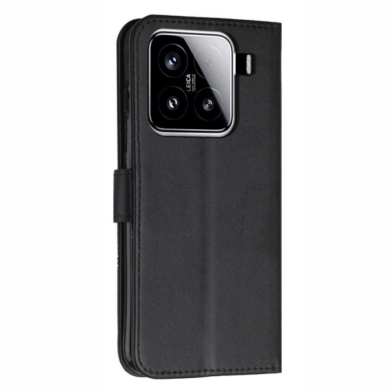 Lærdeksel Folio Deksel Xiaomi 15 Forretningsstil