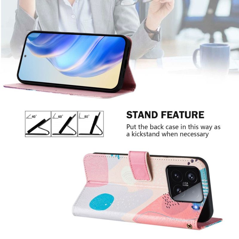 Lærdeksel Folio Deksel Xiaomi 15 Graffitimotiv