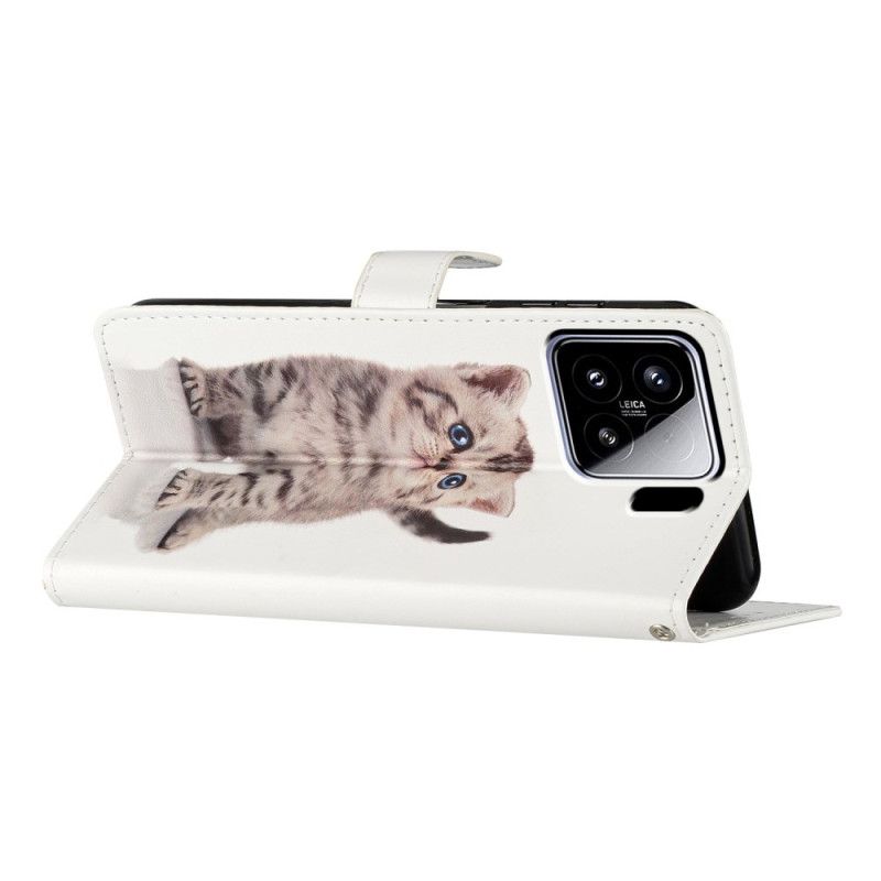 Lærdeksel Folio Deksel Xiaomi 15 Kattunge