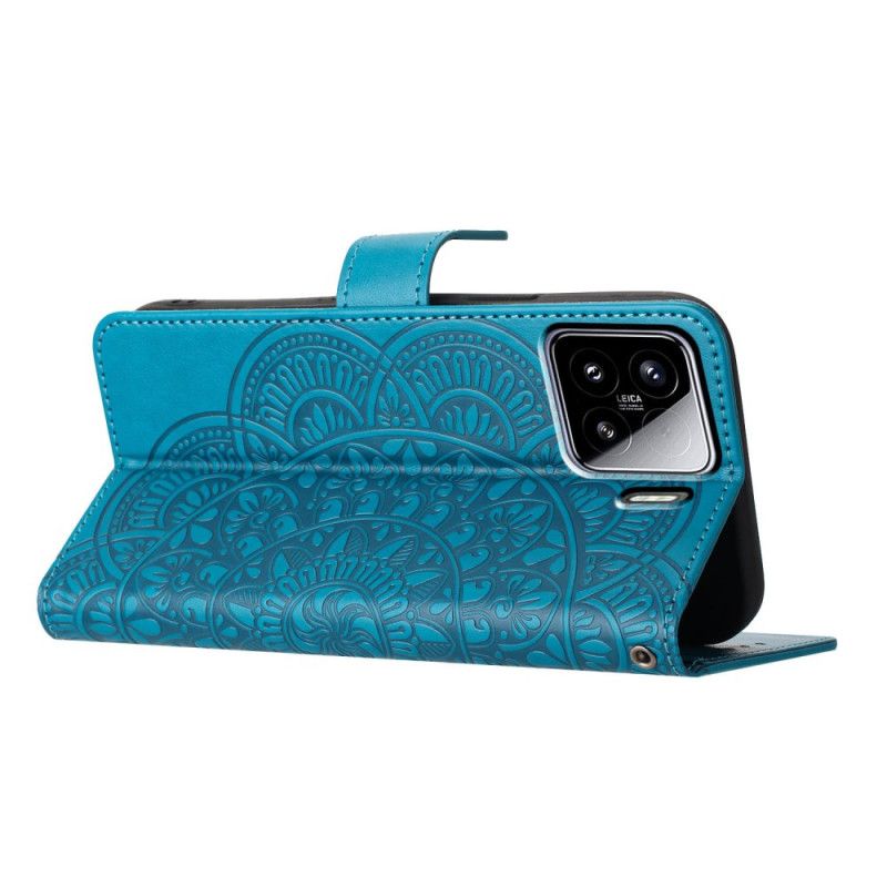 Lærdeksel Folio Deksel Xiaomi 15 Mandala Mønster