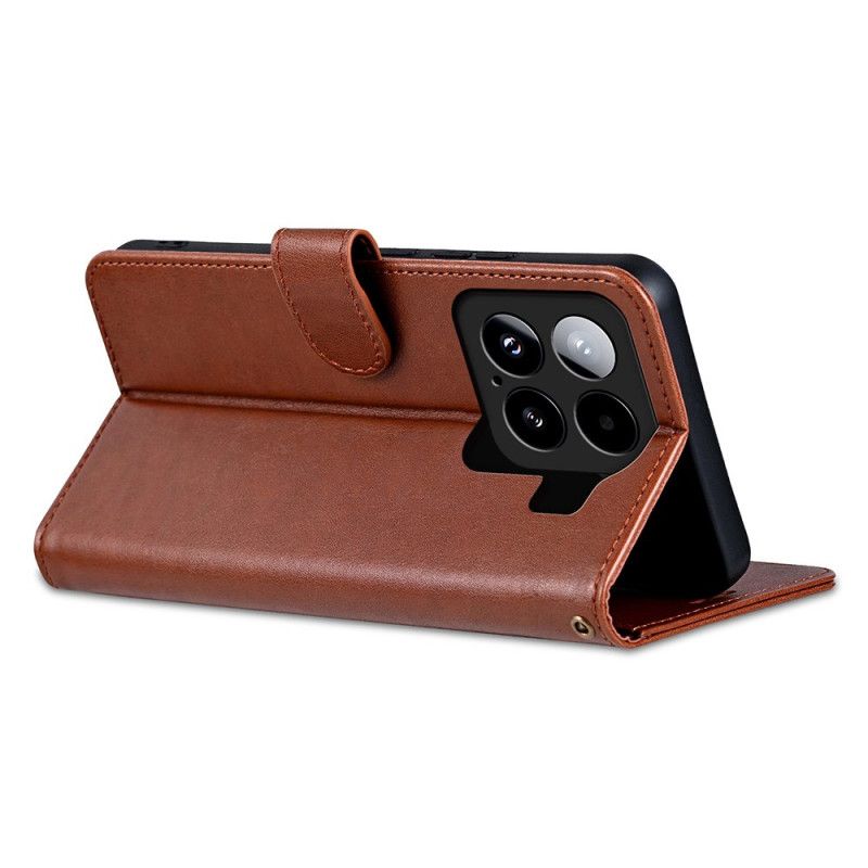 Lærdeksel Folio Deksel Xiaomi 15 Mobildeksel Azns