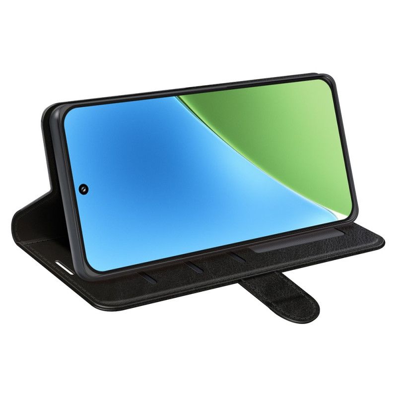 Lærdeksel Folio Deksel Xiaomi 15 Mobildeksel Vintage