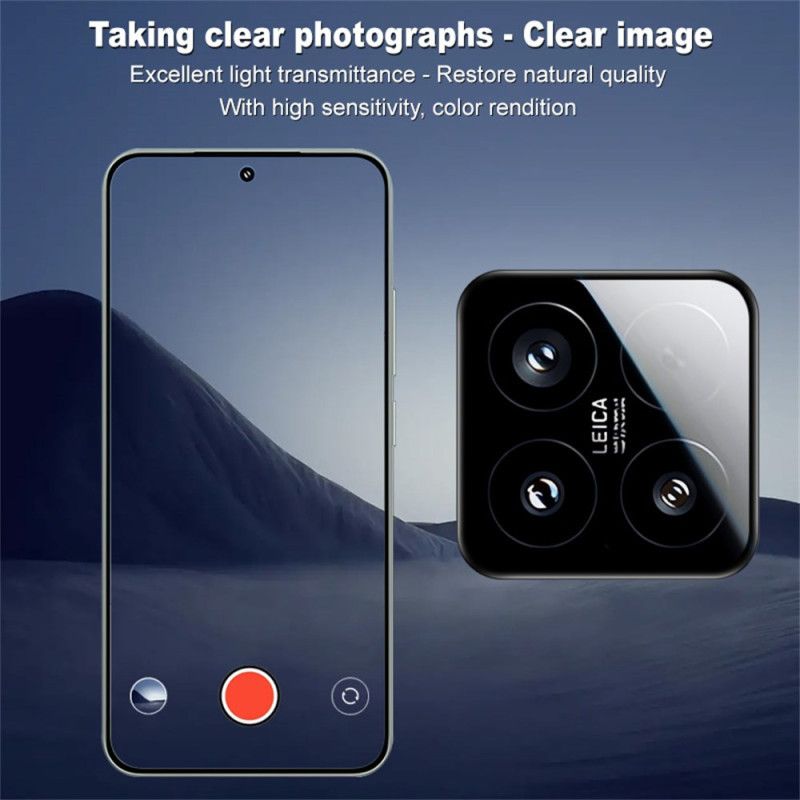 Linsebeskytter I Herdet Glass For Xiaomi 15-ramme Selvposisjonerende