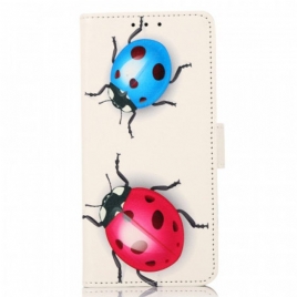 Folio Deksel Til Honor 50 Pro Pro Ladybugs